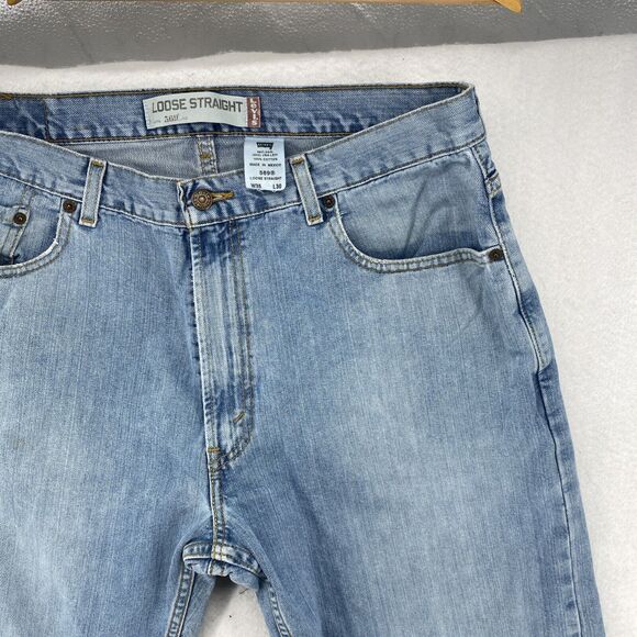 Levi's 569 Jeans Men's 36x30 Loose Straight Baggy Wide Leg Faad Skate Western - Picture 5 of 16